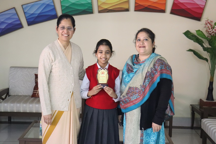 2ND POSITION IN INTERSCHOOL SCHOLARSHIP TEST